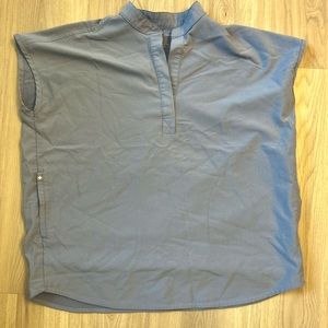 Figs Vapor Blue Rafaela Top XS